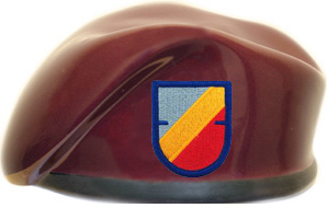 82nd Aviation Regiment 1st Battalion Ceramic Beret With Flash 